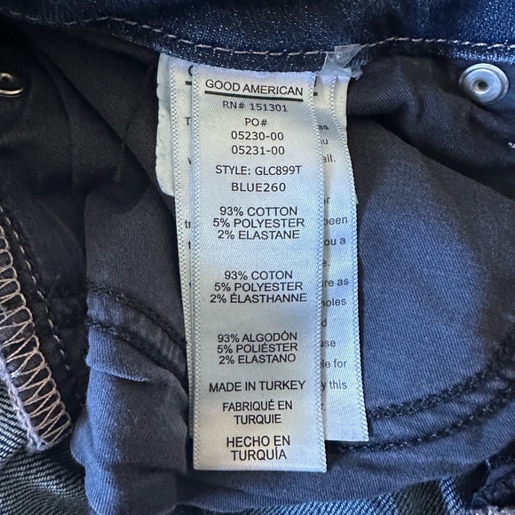 Good American Good Legs Crop Skinny Jeans Blue Size 10/30
Stretch - Picture 4 of 8